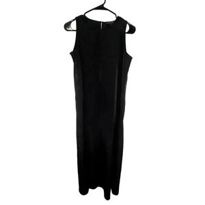 NWOT J.Crew Womens Black Tank Slit Dress Size XS